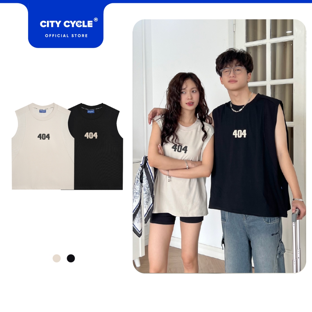 Áo ba lỗ tanktop nam nữ sát nách mùa hè form rộng Local Brand Chính Hãng City Cycle Áo Tanktop Error 404