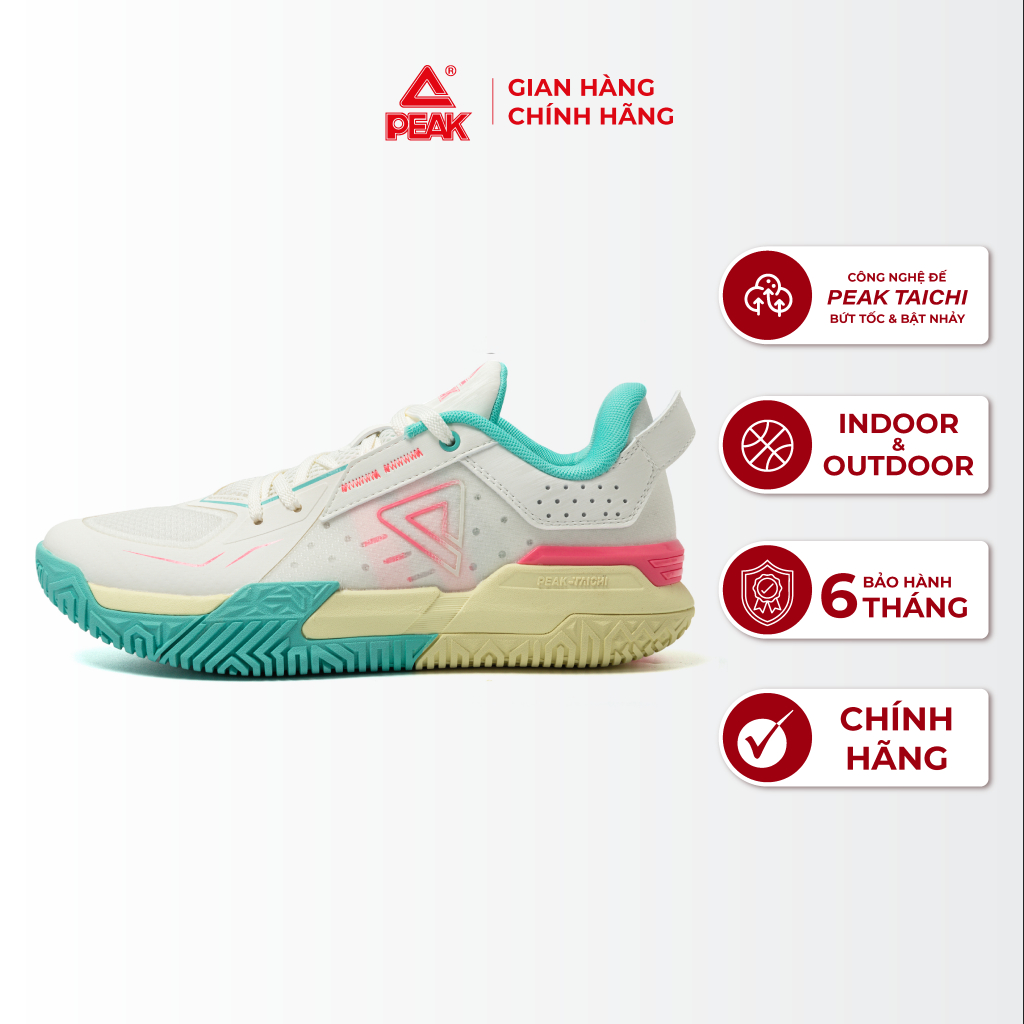 [HÀNG MỚI VỀ] Giày Bóng Rổ PEAK Basketball Taichi Indoor & Outdoor - Đệm Êm, Bám Sân Tốt DA540051