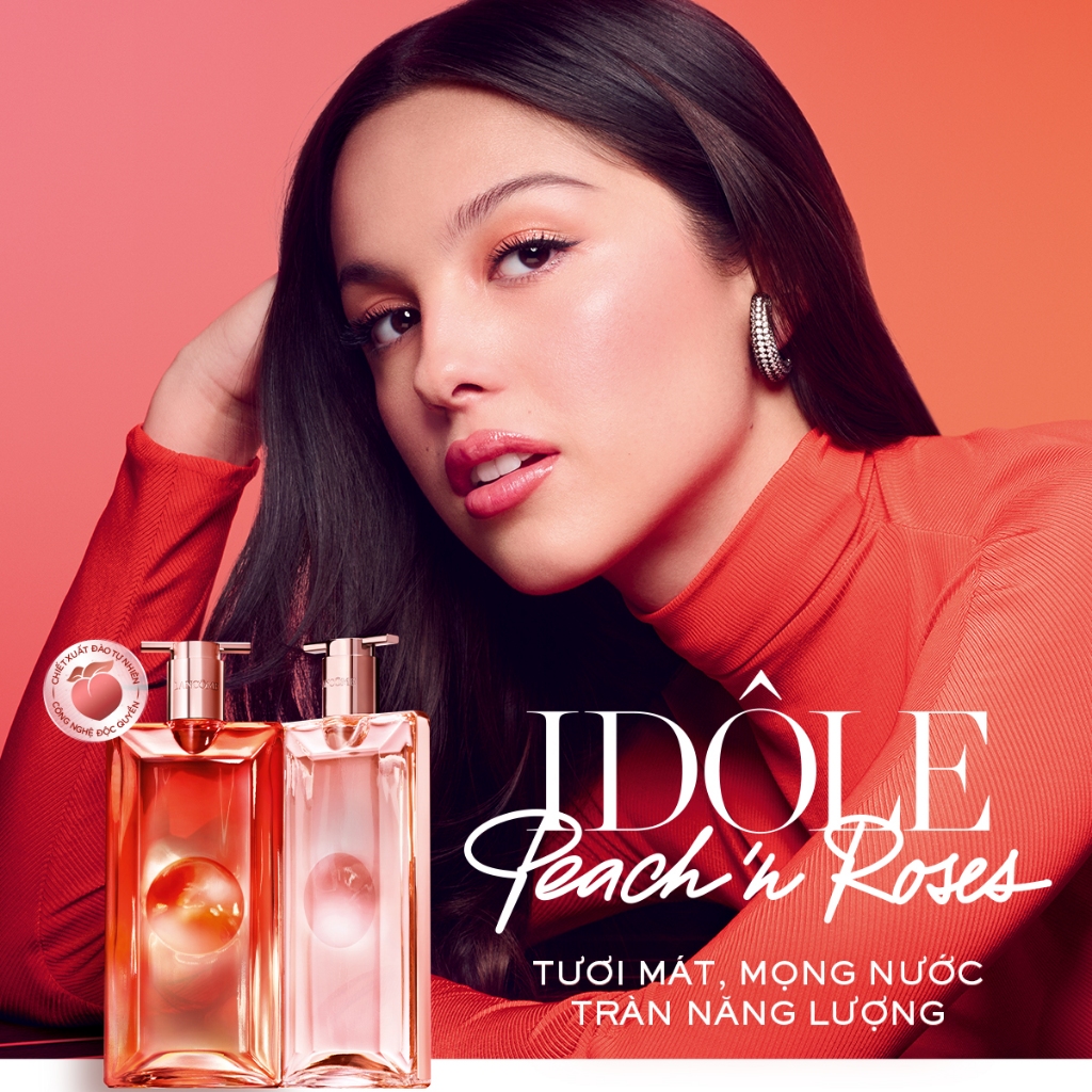 Nước hoa Idole Lancome Peach'n Roses EDP Tươi Mát Mọng Nước Tràn Năng Lượng 50ML