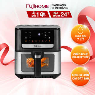 Nồi chiên không dầu Nhập Khẩu Fujihome 7 Lít A7DH công nghệ gia nhiệt kép