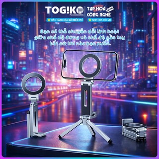 Chân Kẹp Điện Thoại Magsafe Đa Năng Gấp Gọn Bỏ Túi | Tripod Từ Tính Quay Phim Chụp Ảnh Livestream