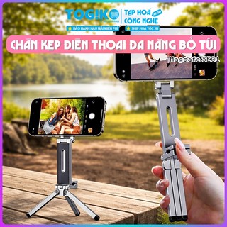 Chân Kẹp Điện Thoại Magsafe Đa Năng Gấp Gọn Bỏ Túi | Tripod Từ Tính Quay Phim Chụp Ảnh Livestream
