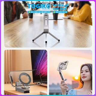 Chân Kẹp Điện Thoại Magsafe Đa Năng Gấp Gọn Bỏ Túi | Tripod Từ Tính Quay Phim Chụp Ảnh Livestream