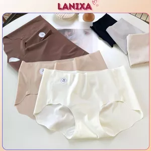 Quần lót nữ su đúcthoáng mát đáy ép lỗ thông hơi thoáng khí viền tàng hình không hằn vết LANIXA L074