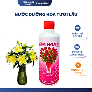 [Loại 1] Nước Dưỡng Hoa Tươi Lâu 400ML - Nước Cắm Hoa Khử Thối Gốc, Kích Nở Hoa, Giảm Vi Nấm