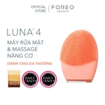 Máy rửa mặt FOREO LUNA 4 cao cấp được chứng minh lầm sàng làm sạch sâu mát-xa trẻ hoá da bằng sóng âm T-sonic phiên bản cho da thường — ảnh 2