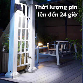 OOKAS Đèn tường năng lượng mặt trời, hắt tường, đèn LED rửa tường, đèn trang trí,không cần khoan đục