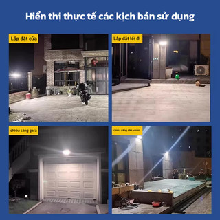 OOKAS Đèn tường năng lượng mặt trời, hắt tường, đèn LED rửa tường, đèn trang trí,không cần khoan đục