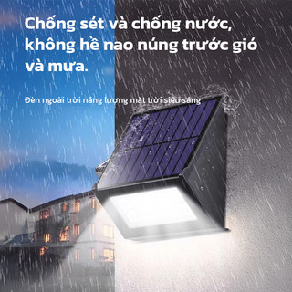 OOKAS Đèn tường năng lượng mặt trời, hắt tường, đèn LED rửa tường, đèn trang trí,không cần khoan đục