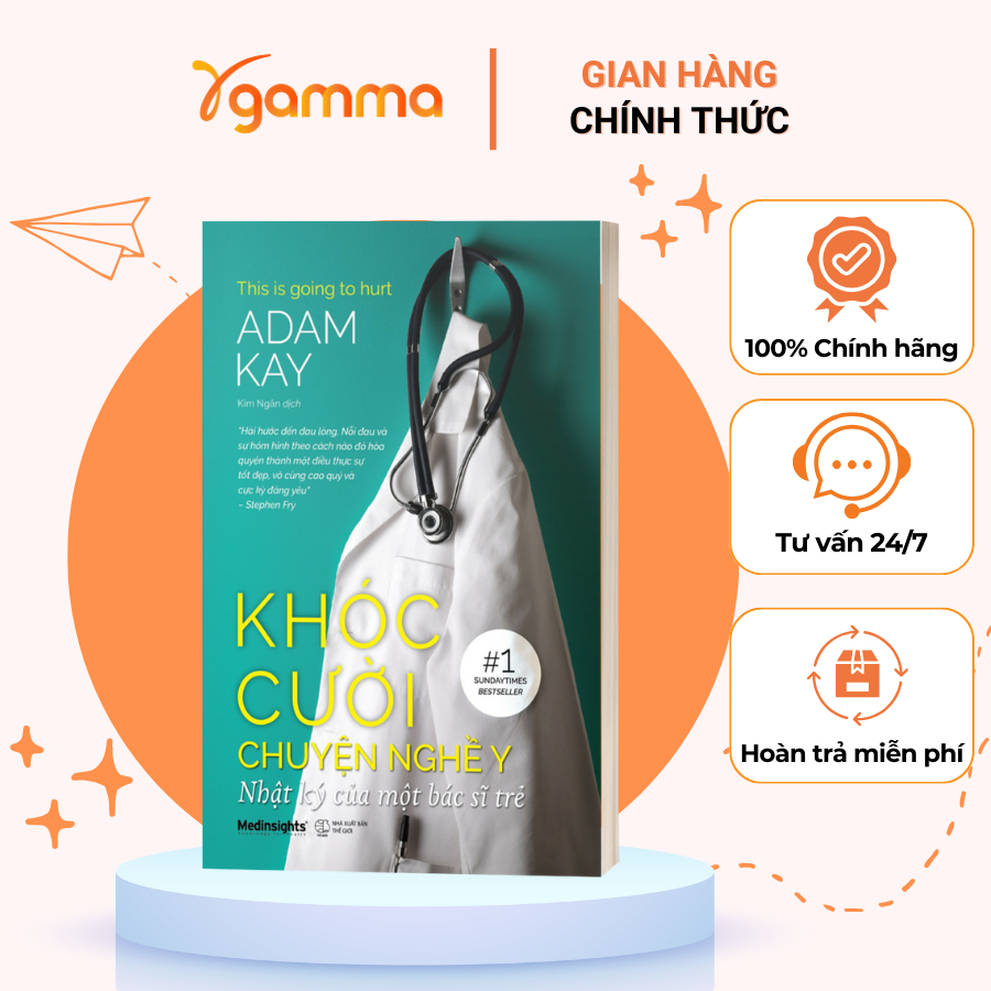 Sách - Khóc Cười chuyện Nghề Y: Nhật Ký Của Một Bác Sĩ Trẻ (Medinsights)