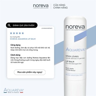Combo Noreva Gel rửa mặt dành cho da dầu mụn Exfoliac 200ml và Son dưỡng 4g mềm mọng môi Aquareva