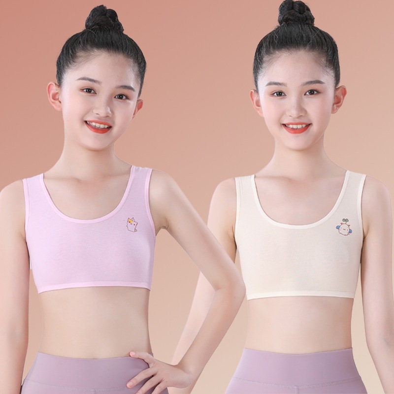 Áo lá bé gái học sinh cotton thấm hút thoáng mát kiểu dáng basic in thú cute đáng yêu LANIXA B341