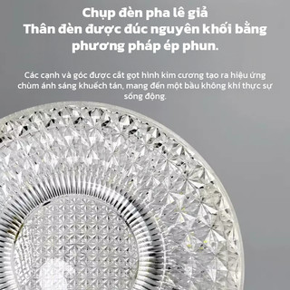 OOKAS Bóng đèn pha lê LED, Hình dạng UFO, chiếu sáng diện rộng, đế đèn E27, điện áp 220V