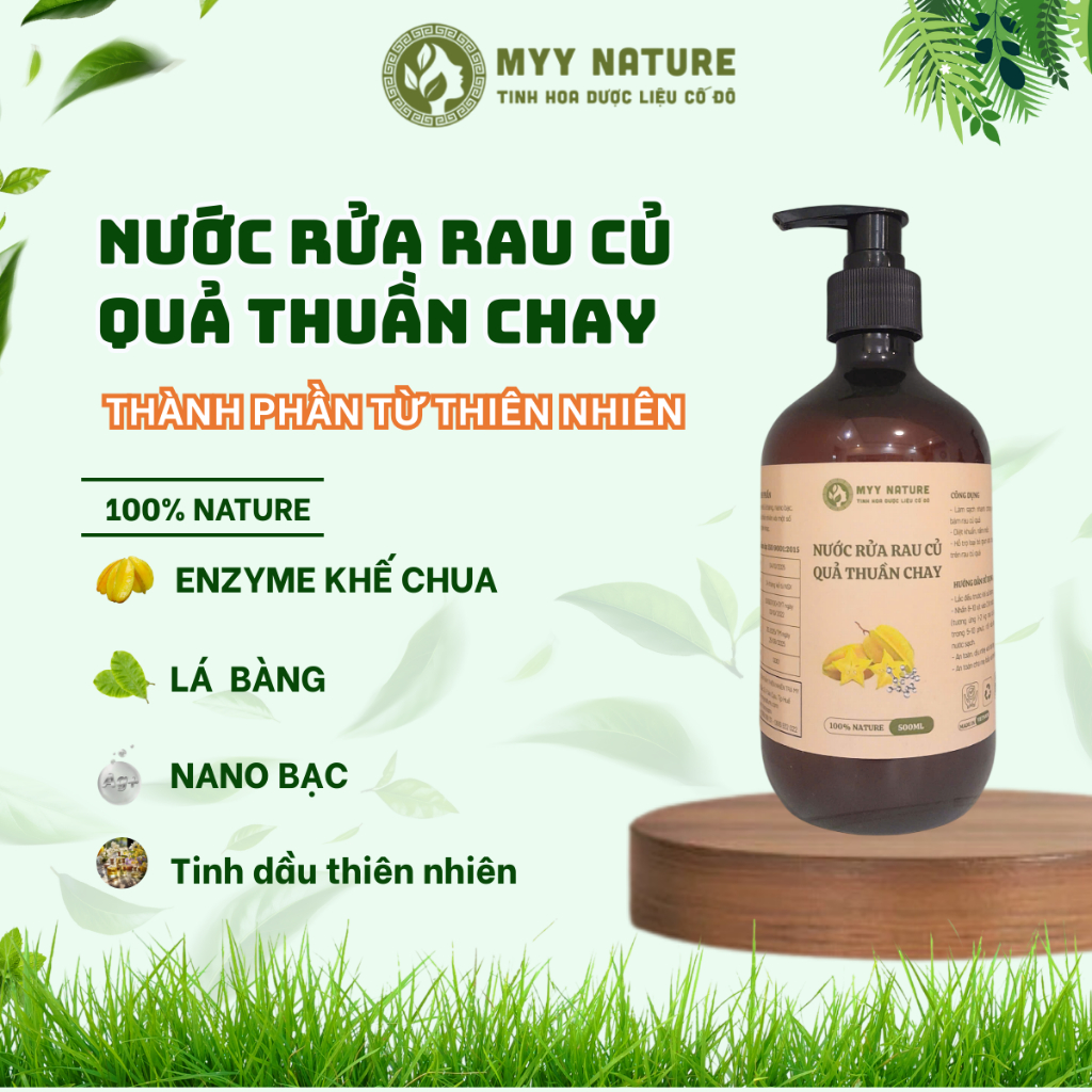 Nước Rửa Rau Củ Quả Thuần Chay Myy Nature