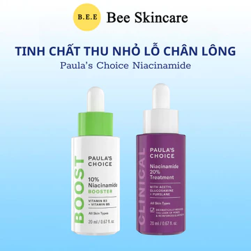 [HÀNG CÔNG TY] Tinh Chất Paula's Choice Niacinamide 10%&20% Treatment Se Khít Lỗ Chân Lông, Làm Đều Màu Da Bee Skincare