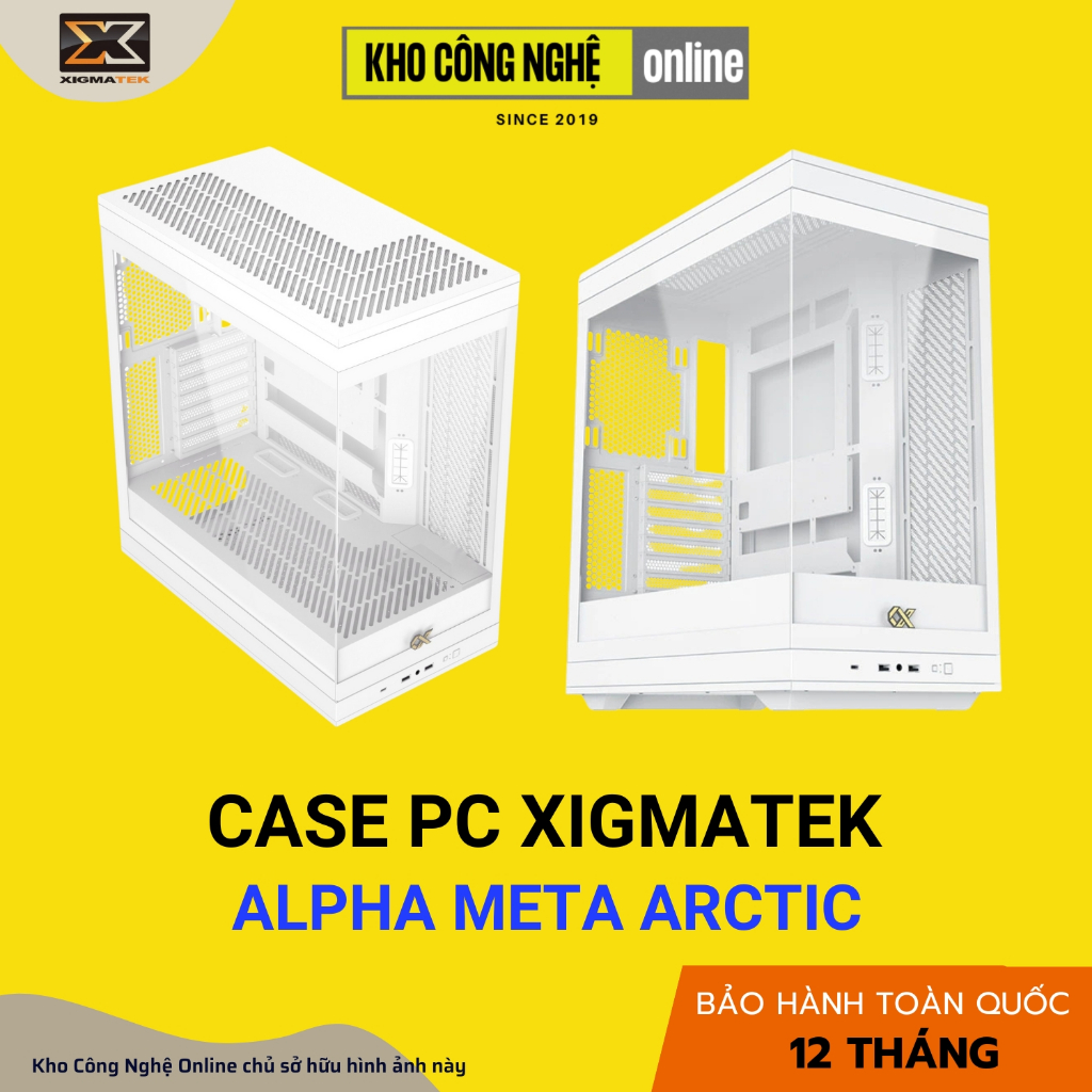 Vỏ Case Máy Tính Xigmatek Alpha Meta Arctic (Hàng Chính Hãng) | Shopee ...