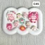 Charm, Sticker 3D hoạt hình dễ thương phụ kiện gắn