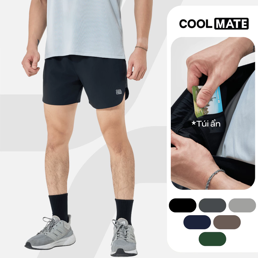 Quần short nam thể thao Maxcool Coolmate