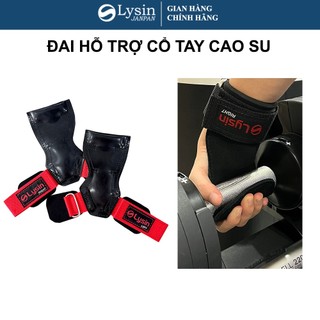 LYSIN - Đai bảo vệ cổ tay dây kéo lưng liftting straps găng tay tập gym deadlift nâng tạ chống trượt thoáng khí