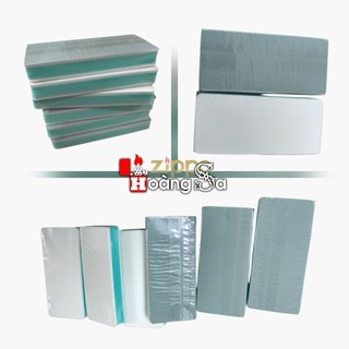 xốp dẹp 2 mặt. chà nhám và chà bóng zippo