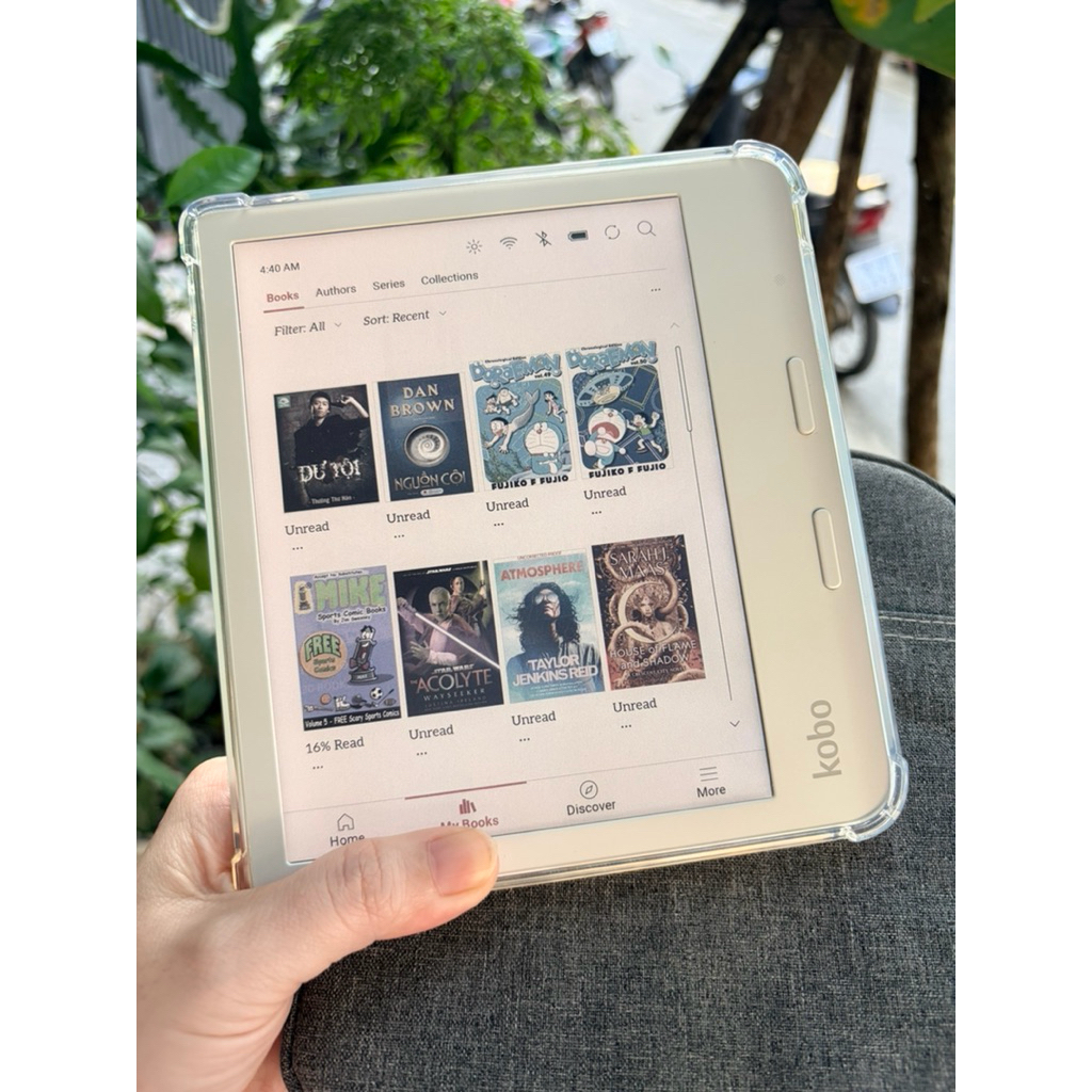 Likenew 99% nobox Máy đọc sách Kobo Libra color màn hình 7 inch 32gb ...