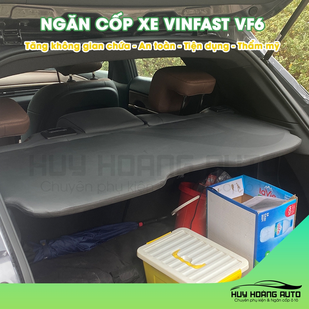 Tấm Ngăn Chia Cốp Xe Ô Tô Điện Vinfast VF6, Chia Tầng Cốp Giúp Xe Gọn Gàng, Thẩm Mỹ & Tối Ưu