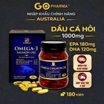 Viên dầu cá Hồi Úc Dr Natural Omega 3 Salmon Oil cung cấp Omega 3 giúp bổ não, sáng mắt, giảm mỡ máu 90 viên và 180 viên — ảnh 1