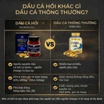 Viên dầu cá Hồi Úc Dr Natural Omega 3 Salmon Oil cung cấp Omega 3 giúp bổ não, sáng mắt, giảm mỡ máu 90 viên và 180 viên — ảnh 3