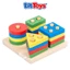 Đồ Chơi Giáo Dục Montessori 6 Món ToysLit Giúp Bé Phát Triển Tư Duy & Khéo Tay
