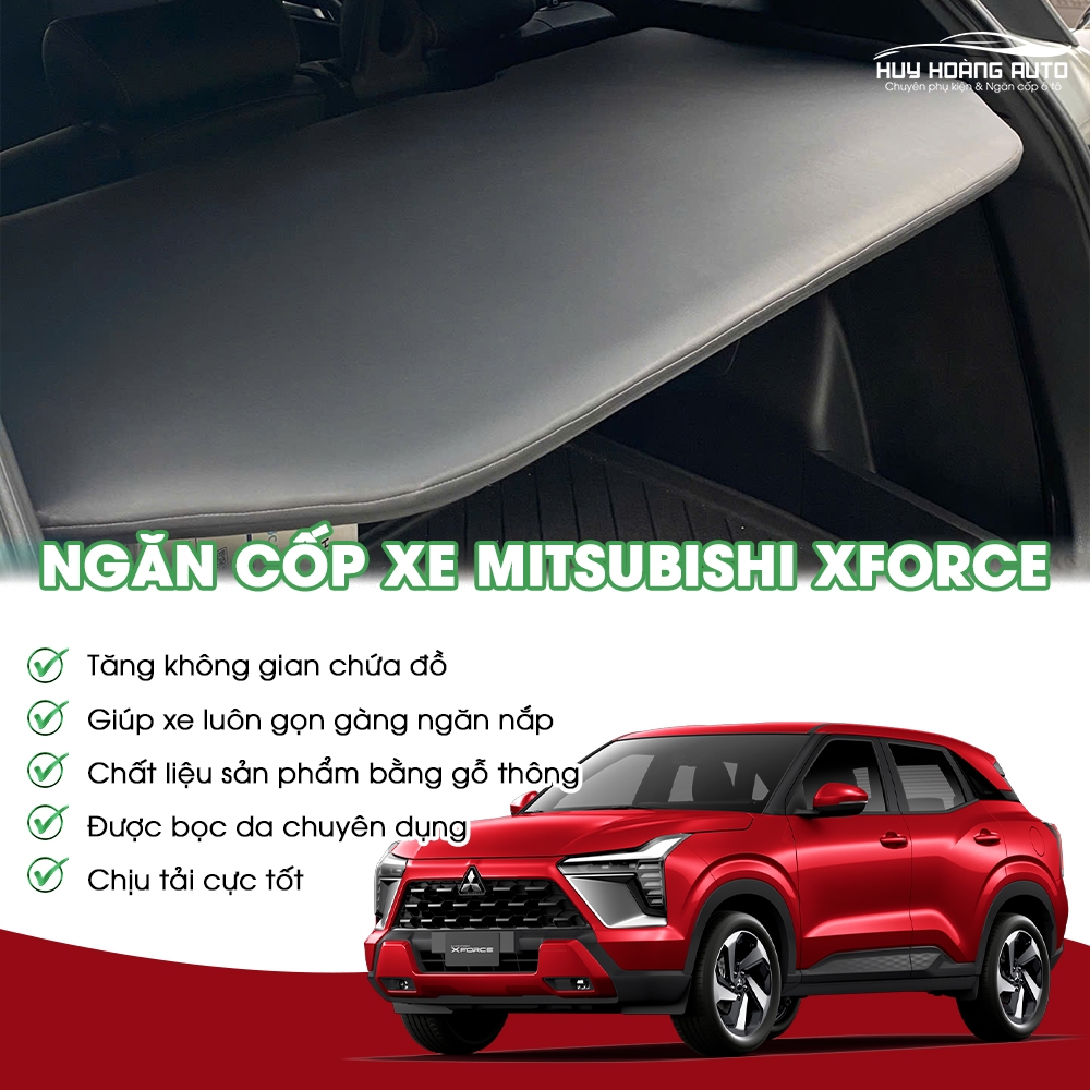 Tấm Ngăn Cốp Xe Ô Tô MITSUBISHI XFORCE An Toàn Tiện Dụng Thẩm Mỹ Giảm Ồn Giảm Mùi Từ Khoang Cốp