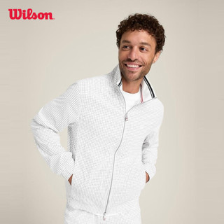 Wilson Men Grand Slam Jacket Bright White Áo Khoác Nam Thể Thao WM00579531ZAE