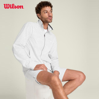 Wilson Men Grand Slam Jacket Bright White Áo Khoác Nam Thể Thao WM00579531ZAE