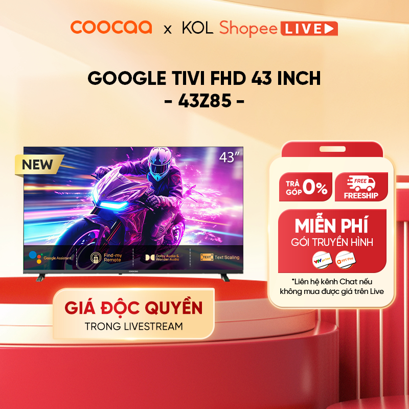Google Tivi Coocaa 43Z85