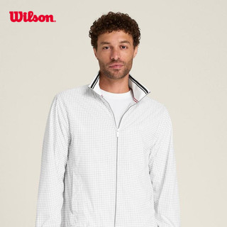 Wilson Men Grand Slam Jacket Bright White Áo Khoác Nam Thể Thao WM00579531ZAE