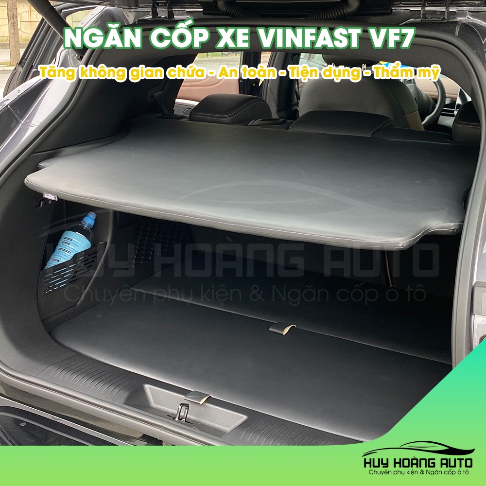 Ngăn Cốp Xe Điện VinFast VF7 Lắp Đặt Zin Theo Xe, Chia Tầng Cốp Gọn Gàng, Chịu Lực Tốt, Thẩm Mỹ Cao