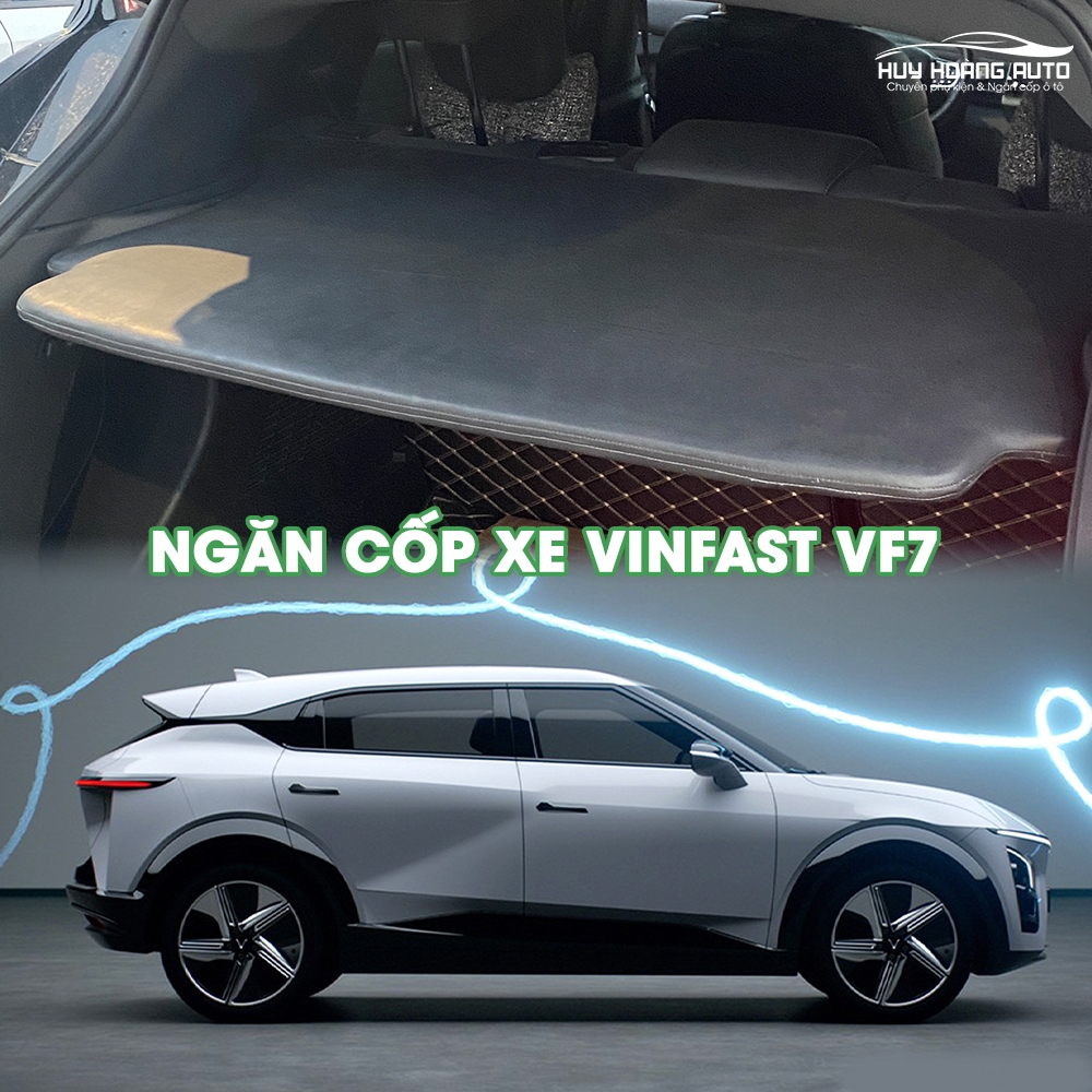 Ngăn Cốp Xe Điện VinFast VF7 Lắp Đặt Zin Theo Xe, Chia Tầng Cốp Gọn Gàng, Chịu Lực Tốt, Thẩm Mỹ Cao