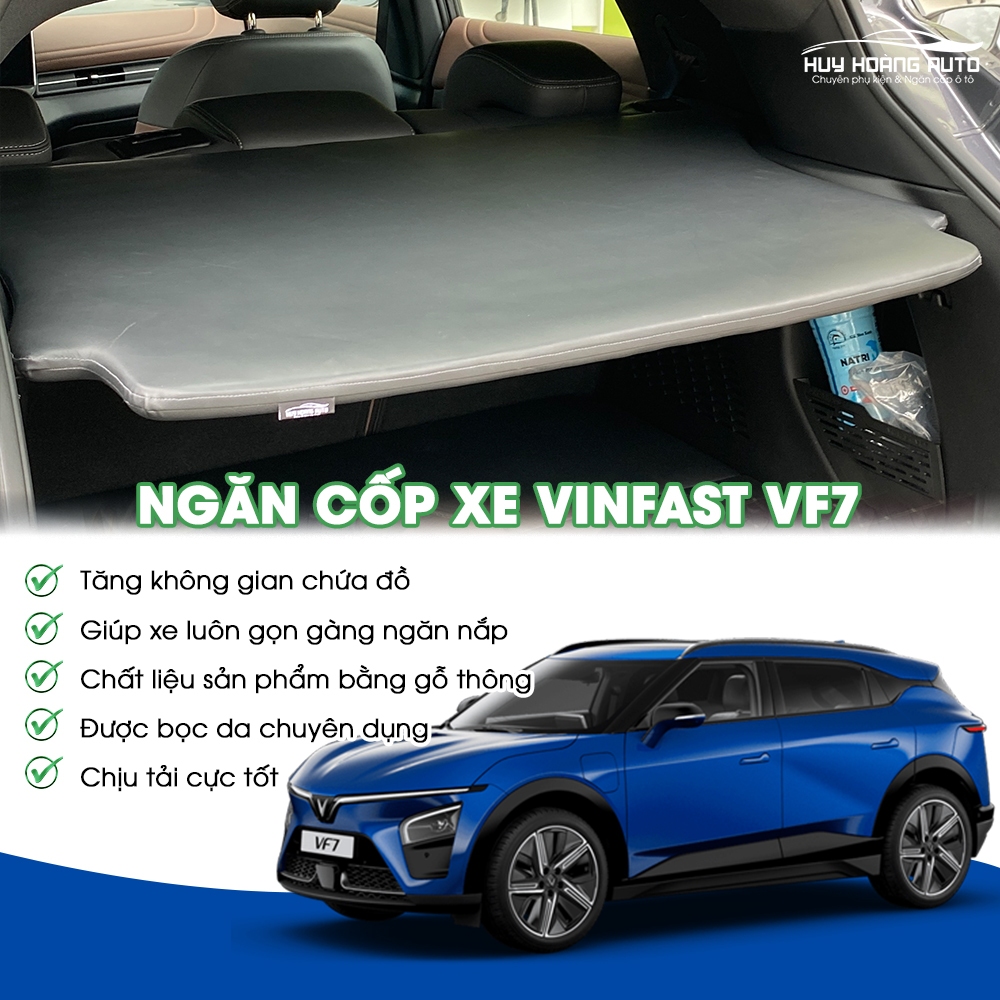 Ngăn Cốp Xe Điện VinFast VF7 Lắp Đặt Zin Theo Xe, Chia Tầng Cốp Gọn Gàng, Chịu Lực Tốt, Thẩm Mỹ Cao
