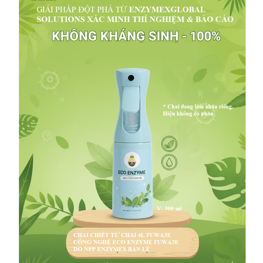 Kháng khuẩn DIZIGONE BABY - Eco enzymeX Baby trị ngứa không kh sinh, không tái phát