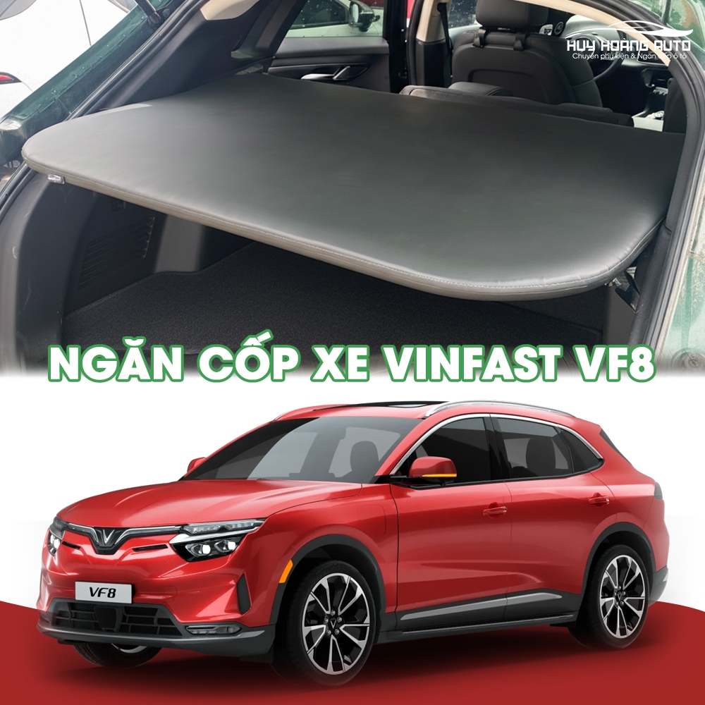 Tấm Ngăn Cốp Xe VinFast VF8 Cao Cấp Giúp Tối Ưu Không Gian Chứa Đồ, Giữ Xe Ngăn Nắp, Sạch Sẽ Thẩm Mỹ