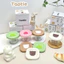 Hộp trữ đông thủy tinh Tootie 180ml phiên bản mới, trữ đông thủy tinh an toàn tiện lợi cho bé ăn dặm