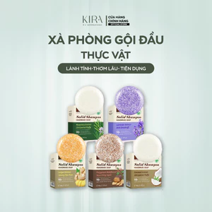 Xà phòng gội đầu SADOER chiết xuất thực vật – 60g – Dạng bánh nhỏ gọn, an toàn, dùng tiết kiệm hơn dầu gội truyền thống