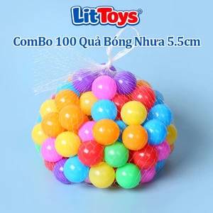 Combo 50 100 Quả Bóng Nhựa ToysLit Mềm Nhà Bóng Cho Bé Loại Cao Cấp Hàng Việt Nam