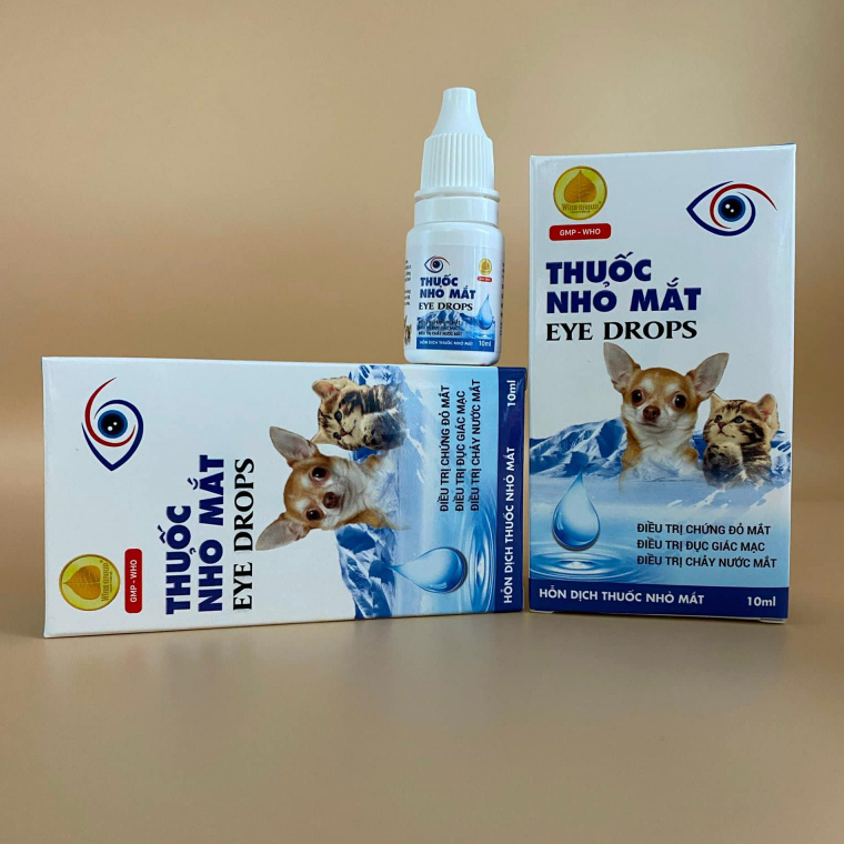Thuốc Nhỏ Mắt Eye Drops Cho Chó Mèo, Điều Trị Đỏ Mắt, Chảy Nước Mắt, Làm Sạch Dịu Mắt – WinDogWinCat