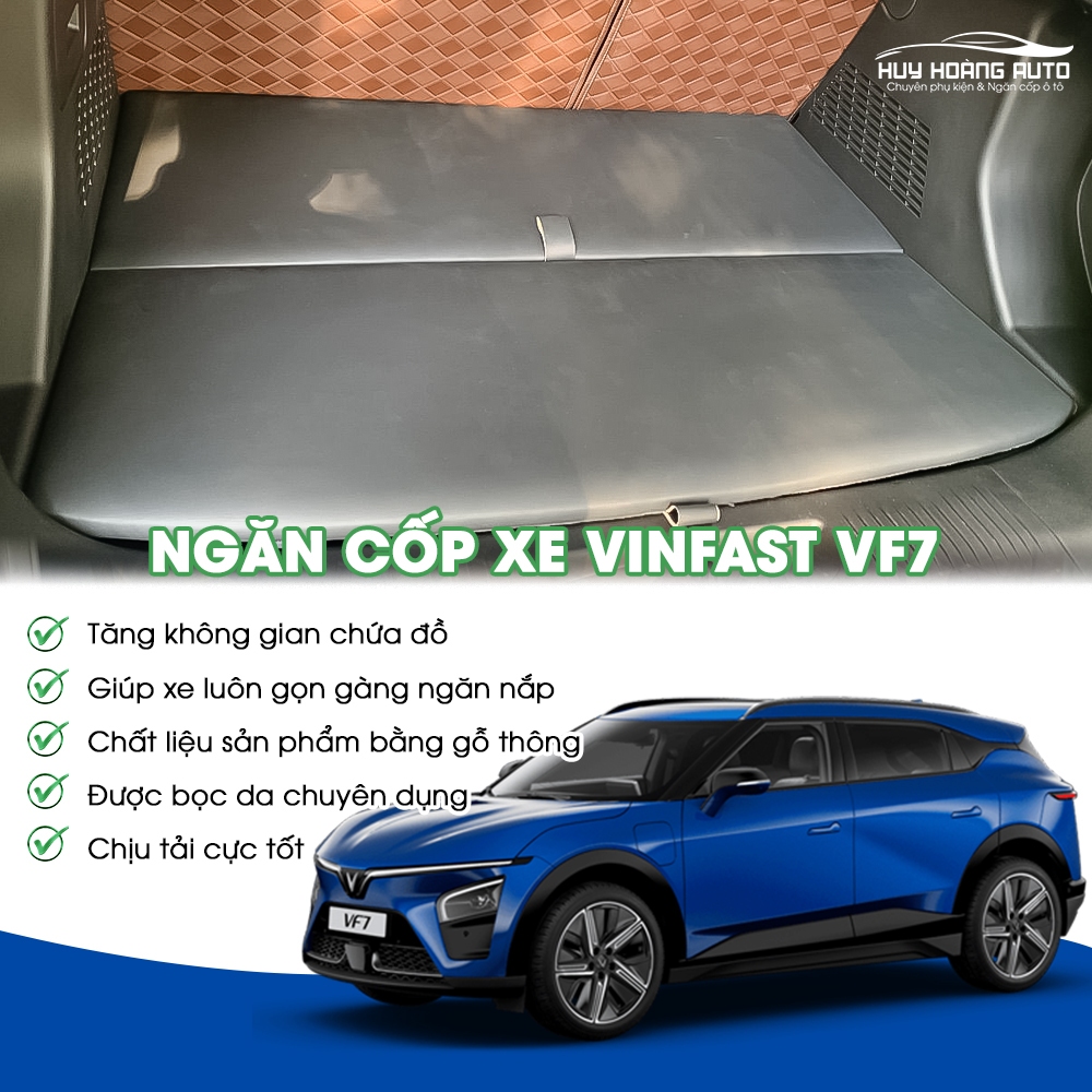 Tấm Ngăn Cốp Dưới Cho Xe VinFast VF7 Giúp Tận Dụng Tối Đa Không Gian Để Xe Gọn Gàng và Thẩm Mỹ