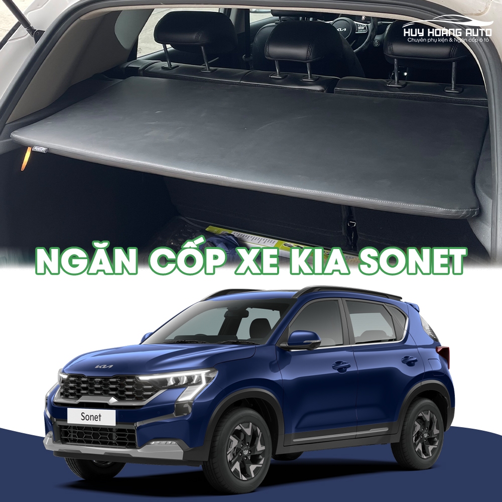Tấm Ngăn Chia Cốp Xe KIA SONET Giúp Sắp Xếp Đồ Đạc Khoa Học, Giữ Cốp Xe Gọn Gàng, Sạch Sẽ & Thẩm Mỹ