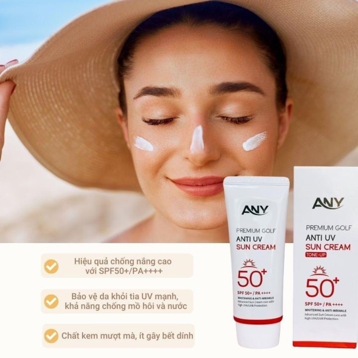 Kem Chống Nắng Nâng Tông Any Premium Golf Anti UV Hàn Quốc SPF 50+ (giá sỉ)
