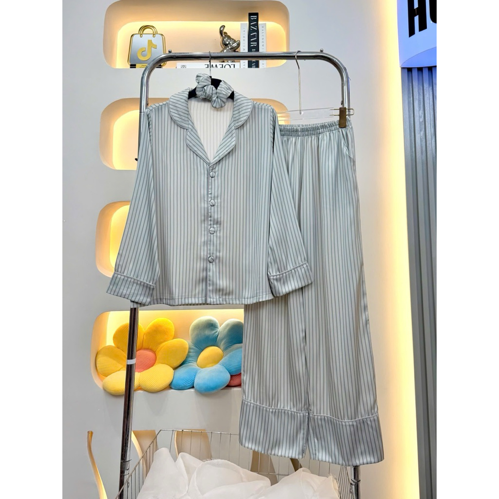 Bộ Lụa Misu Cao Cấp Hàng May Kỹ Đẹp Nét 40-75kg