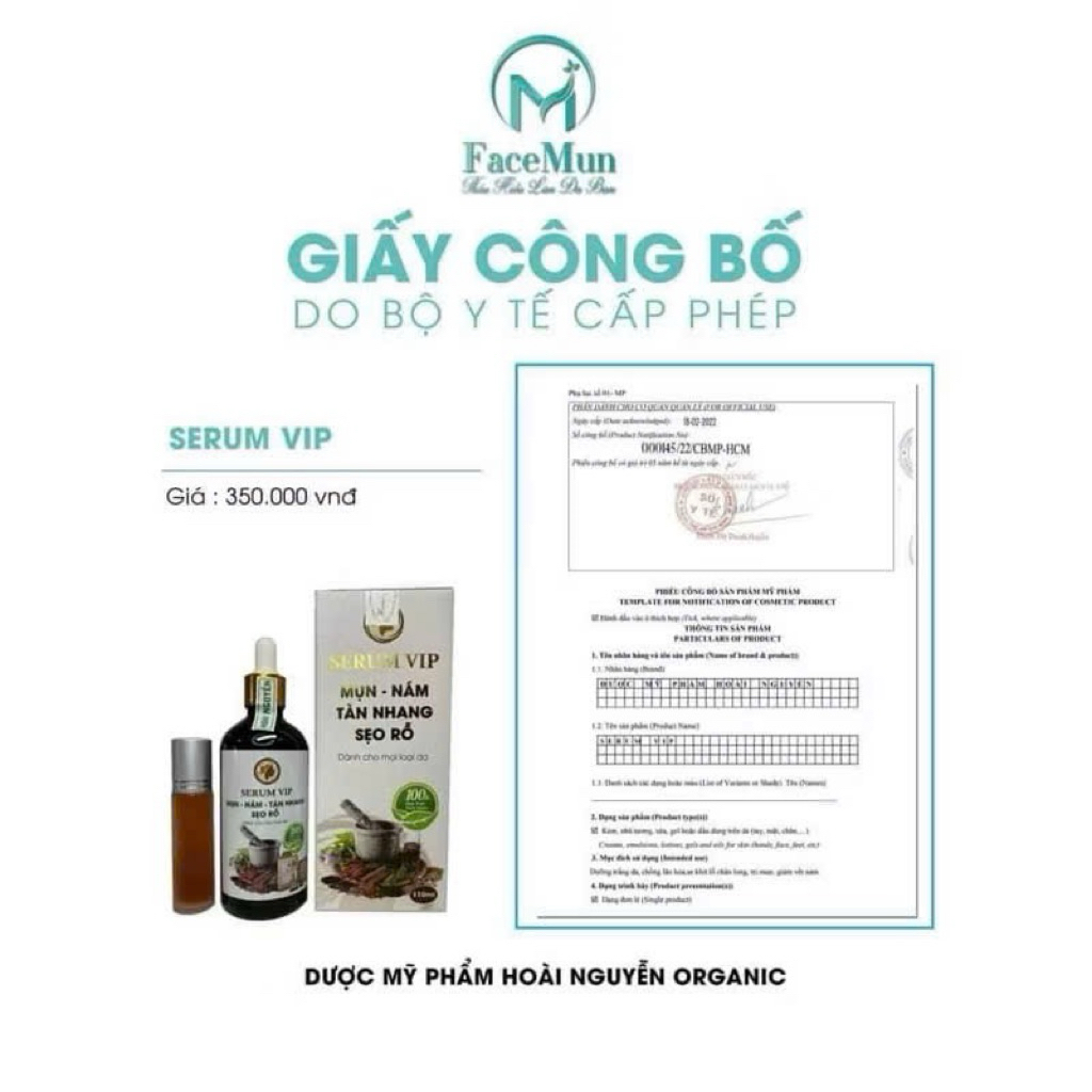 serrum VIP mụn nám tàn nhang