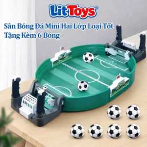 Đồ Chơi Sân Bóng Đá Mini ToysLit Hai Lớp Loại Tốt Tặng Kèm 6 Bóng Phù Hợp Cho Trẻ Em Và Người Lớn
