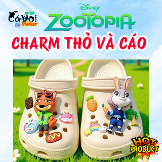 SET CHARM THỎ VÀ CÁO ZOOTOPIA - CHARM ĐỘC QUYỀN SIU HOT 2026